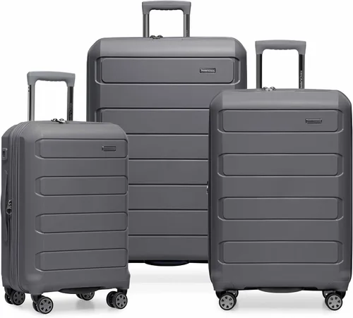 Vista 31 de Traveler's Choice Pagosa indestructible Hardshell expandible Spinner Equipaje, Azul bebé, Pagosa indestructible Hardshell expandible Spinner Equipaje