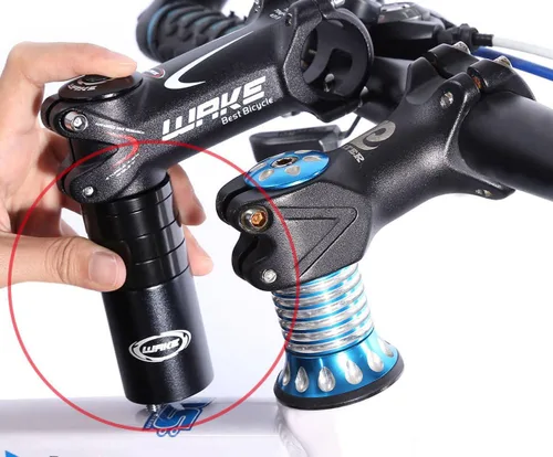 Vista 7 de WAKE Extensor de vástago de bicicleta para manillar de bicicleta, adaptador de cabeza para manillar de bicicleta, adecuado para bicicleta