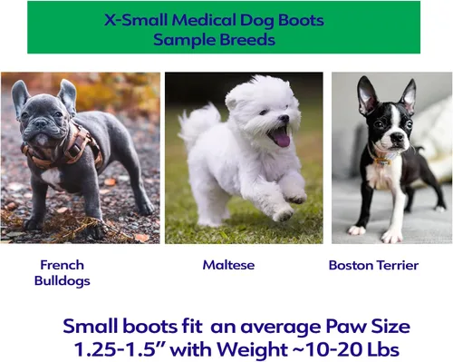 Vista 8 de Healers Botas y vendajes médicos para perros, XS