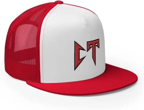 Vista 4 de Corridos Tumbados CT - Gorra de camionero con visera plana, corona alta, ajustable, Coridos Belicos