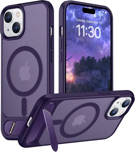 Vista 118 de Funda para iPhone 11 con compatibilidad magnética, [Soporte invisible incorporado][Compatible con MagSafe]