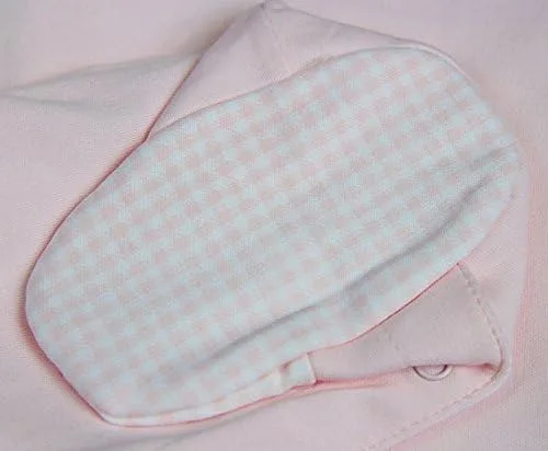 Vista 4 de Mono de manga larga para bebé niña, color rosa, 100% algodón Pima
