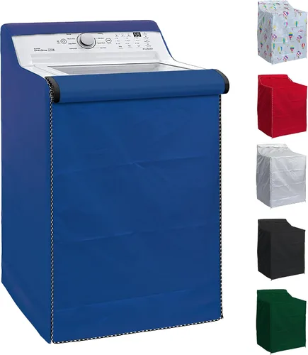 Vista 8 de BlueStars 2 PCS Fundas para Lavadora de Carga Superior - Protección Exterior Premium para la Mayoría de Fundas de Lavadora y Secadora - A29" x P28