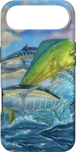 Vista 27 de Lindo Mahi Mahi Pesca Pescado Atún Caso para iPhone 17