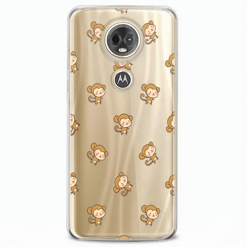 Vista 9 de Funda de TPU compatible con Motorola G9 G8 Plus G7 E20 P40 Z4 Edge 20 G22 Stylus Monkey Impresionante Suave Lindo Kawaii Femenino Niñas Diseño