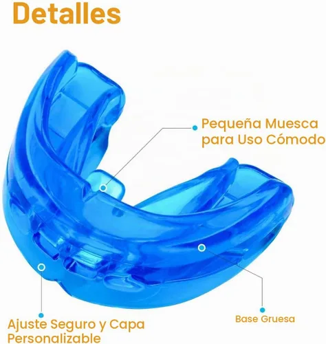 Vista 4 de Coolrunner Protectores bucales dobles para deportes juveniles, protectores