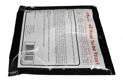 Vista 4 de 48 HORAS TURBO LEVADURA FERMFAST 8.57 oz PAQUETE