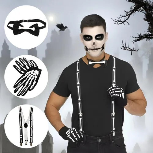 Set Esqueleto Halloween Tirantes OF-1292 de Cómpralo En Casa
