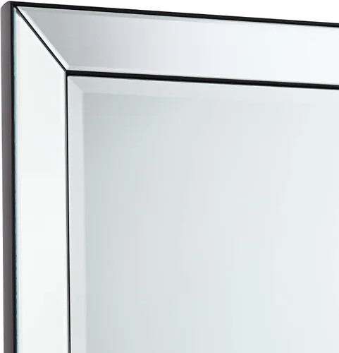 Vista 3 de Uttermost Verne - Espejo de pared rectangular con borde negro mate de 24 x 38 pulgadas