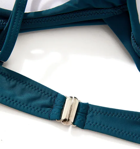 Vista 6 de SUUKSESS Bikini de cintura alta para mujer, sexy, push up, traje de baño de dos piezas