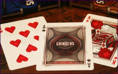 Vista 4 de Grinders Juego de cartas LPCC - Azul y Cobre (cobre)
