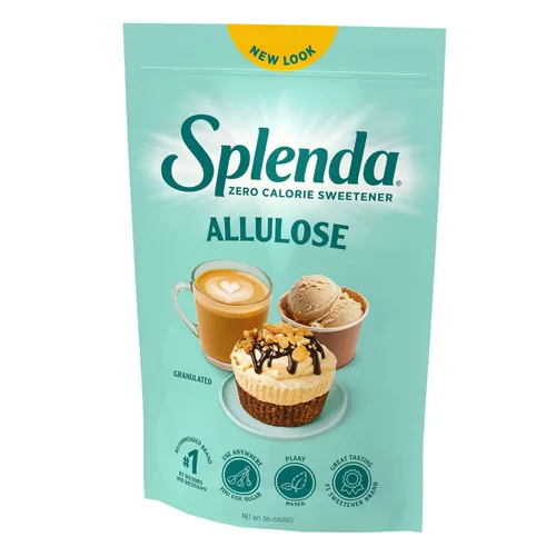 Vista 9 de Edulcorante ESPLENDA Allulose, a base de plantas, cero calorías, para hacer pasteles y bebidas, en una bolsa de cierre hermético