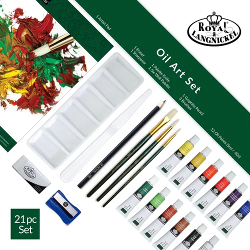 Vista 6 de Royal & Langnickel Essentials - Juego de 21 cajas de pintura al óleo