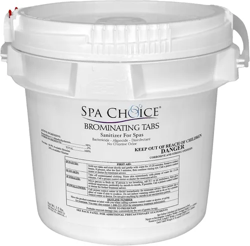 Vista 7 de SpaChoice Pestañas de bromación prémium de 1.5 libras para spas, tabletas de bromo para bañera de hidromasaje, fabricado en Estados Unidos