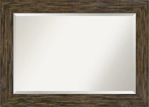 Vista 8 de Amanti Art Bathroom Mirror for Over Sink, Vanity Mirror, Wood Frame, Hangs Horizonally and Vertically, Bathroom Wall Decor, Beveled Edge