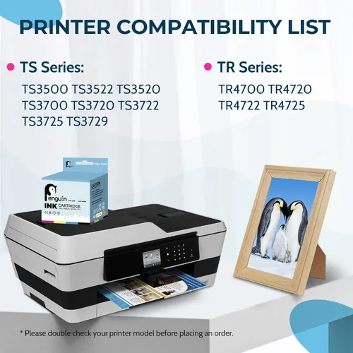 Vista 2 de Penguin Cartuchos de tinta a color 276XL para impresoras Canon CL276 para PIXMA TR4720 TR4722 TR4725 TS3722 TS3720 TS3500 TS3522 TS3520 Reemplazo