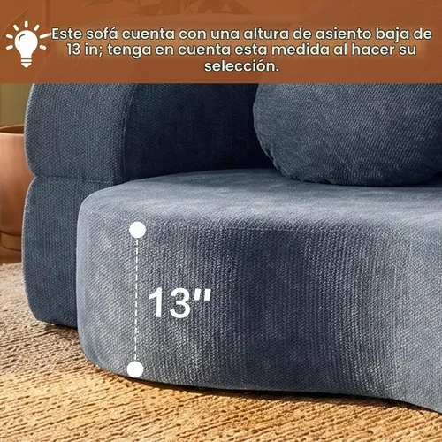 Vista 8 de Shintenchi Sofá cama convertible de 78 pulgadas, sofá cama 2 en 1 sin hueso, sofá biplaza de espuma viscoelástica, cama plegable de invitados con 2