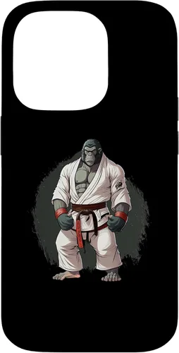 Vista 17 de iPhone 16 Gorilla In Judo Uniforme - Estuche japonés de artes marciales