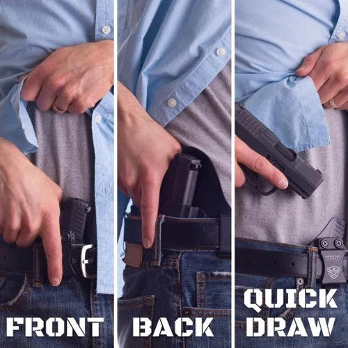Vista 6 de Funda Smith and Wesson Equalizer: Ajuste Lado derecho Funda IWB oculta para S&W 9mm Equalizer Ópticas de HawkTac
