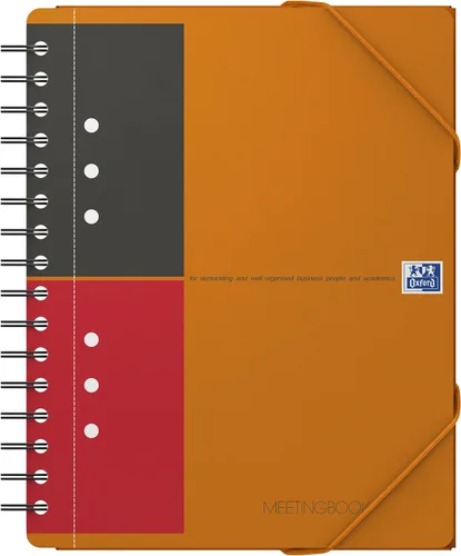 Vista 11 de OXFORD 100104329 Activebook International A4 + a cuadros con índice indexable y bolsillo para documentos, bloque de cuaderno en espiral gris, una