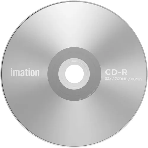 Vista 3 de Imation CD-R 52X 700MB/80Min Logo - Disco de datos grabable en blanco (50 unidades)