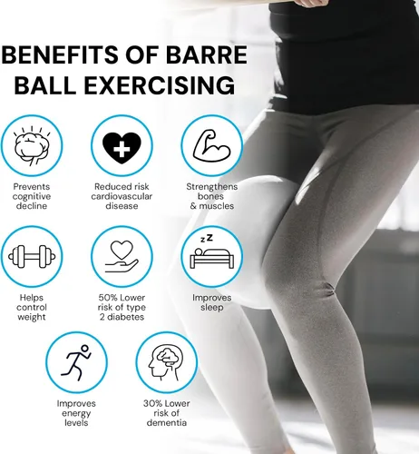 Vista 6 de Imua Sport Barre Ball with Grippy Socks