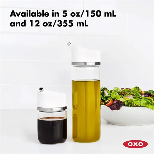 Vista 7 de OXO Good Grips - Dispensador de salsa de soja de vidrio de precisión de 5 onzas, transparente