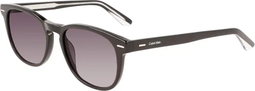 Vista 2 de Calvin Klein CK22515S - Lentes de sol redondos, color negro, talla única, Negro