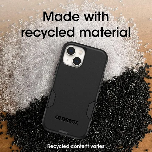 Vista 5 de OtterBox Funda para iPhone 13 mini y iPhone 12 mini Commuter Series, color negro, delgada y resistente, apta para bolsillo, con protección de puerto