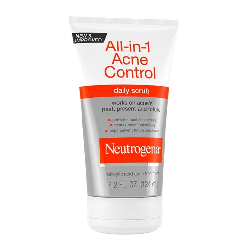Vista 8 de Neutrogena Exfoliante facial diario todo en 1 para exfoliar y tratar el acné, tratamiento de acné con ácido salicílico, 4.2 onzas líquidas