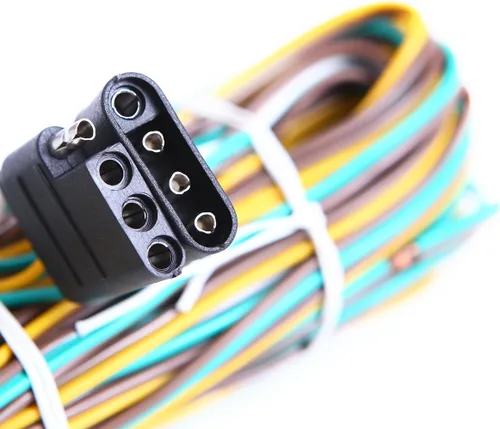 Vista 8 de CZC AUTO Exclusivo 12V LED de perfil bajo, kit de luz de remolque rectangular sumergible, luces de cola, parada, giro y marcha para remolque