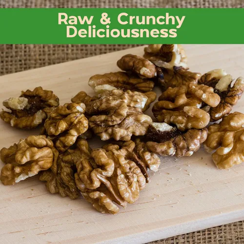 Vista 6 de Sincerely Nuts Nueces crudas sin cáscara (bolsa de 1 libra) Mitades y piezas de nuez sin cáscara Fácil de comer y cocinar directamente