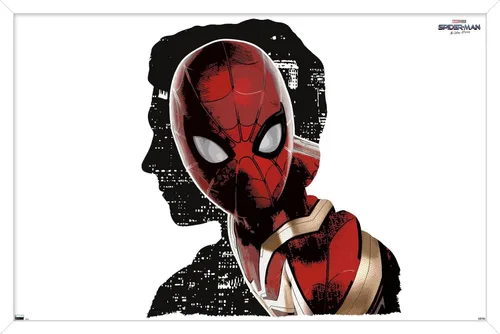 Vista 15 de Trends International Marvel Spider-Man: No Way Home - Póster de pared de espacio negativo, 14.725 x 22.375 pulgadas, versión enmarcada de madera