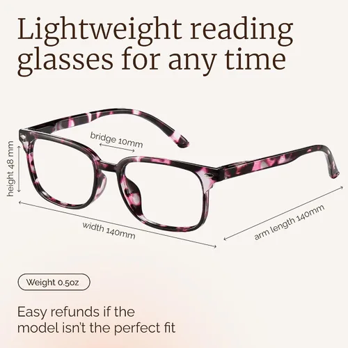 Vista 7 de NOVIVON Reading Glasses for Women, Reading glasses men, Blue Light Blocking Readers, Computer eye glasses, Cheaters *Paquete A1 6 Multicolor