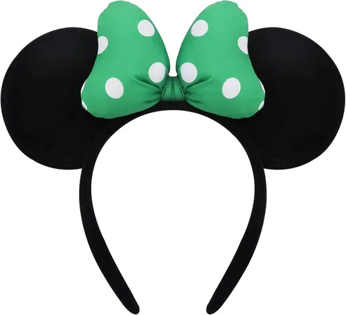 Vista 14 de ODOCARE Handmade Mouse Ears Headband for Women and Ladies, Polka Dot Bow Mini Ears Costume Accessories