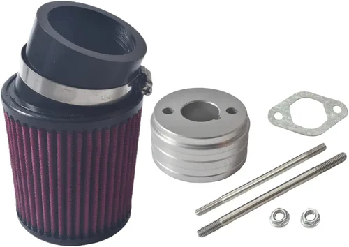 Vista 11 de Kit de adaptador de filtro de aire de 58 mm VCUJSUC para la mini bicicleta Coleman CT100U (Negro)