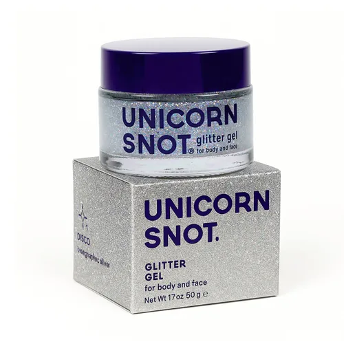 Vista 10 de UNICORN SNOT Gel holográfico con purpurina para la cara y el cuerpo Maquillaje de purpurina para las fiestas: Regalos para calcetines y Navidad