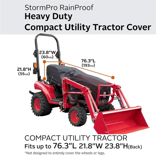 Vista 3 de Classic Accessories StormPro - Cubierta para tractor de uso pesado impermeable
