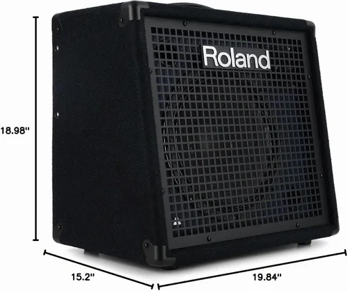 Vista 2 de Roland Amplificador de teclado de mezcla de 3 canales, 50 vatios (KC-80)