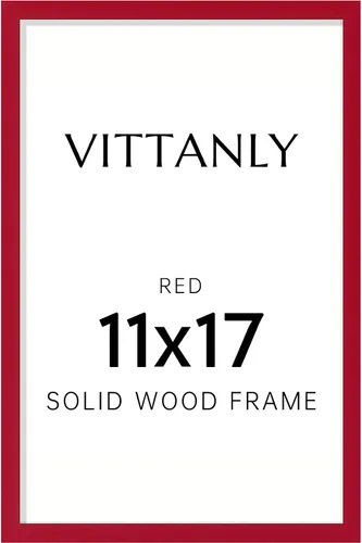 Vista 136 de Vittanly - Marco de fotos de 4 x 6 pulgadas de madera maciza con plexiglás, incluye paspartú de 3,5 x 5, para colgar en la pared o poner sobre una