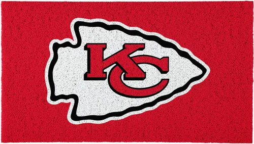Vista 7 de Team Sports America Tapete de entrada de la NFL 28 x 16 pulgadas Escotilla cruzada en relieve Parte trasera antideslizante Decoración