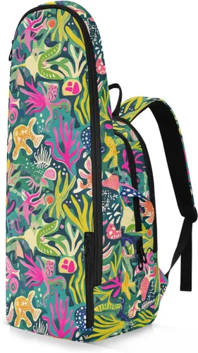 Vista 2 de Mochila de tenis ligera y colorida para mujeres y hombres, para tenis, bádminton, raquetas de tenis para principiantes