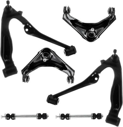 Vista 159 de Detroit Axle - Kit de brazos de control delantero para Chevy Silverado 1500 GMC Sierra 1500 GMC Sierra 1500 Avalanche Yukon Tahoe Escalade ESV EXT