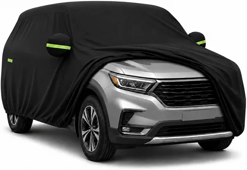 Vista 8 de Waterproof Cover for Jeep Wrangler 2-Door with Driver Door Zipper Negro
