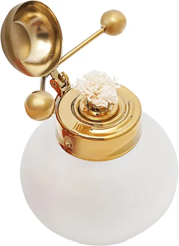 Vista 4 de Family Balance - Cafetera sifón con sifón, diseño elegante de estilo retro (dorado)