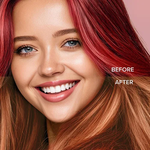Vista 3 de Color Oops Kit de lavado de decoloración con carbón activado, lavado para aclarar el cabello suavemente decolorado el cabello procesado, eleva 1-2