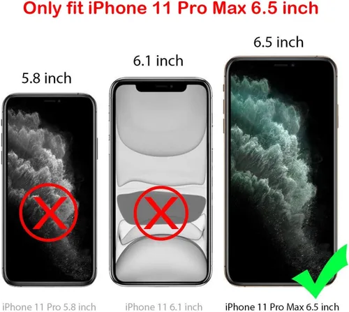 Vista 5 de J.west Funda floral para iPhone 11 Pro Max de 6.5 pulgadas, diseño de patrón de flores de TPU suave, parachoques a prueba de golpes para mujeres