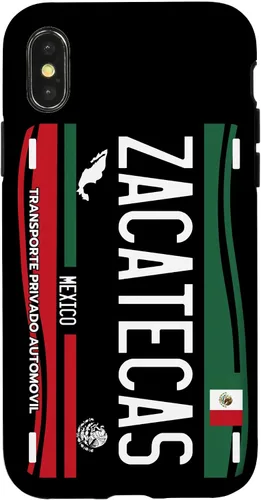 Vista 5 de Placa de matrícula Zacatecas para iPhone 13 Pro Max, Zacatecas México, funda Zacatecas