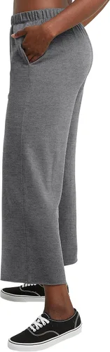 Vista 3 de Hanes Originals - Pantalones cortos de pierna ancha para mujer, pantalones retro ligeros de rizo francés, 25 pulgadas