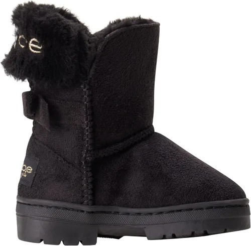 Vista 4 de bebe Botas de invierno para niñas botas de piel sintética bebéniño pequeñoniño grande Negro